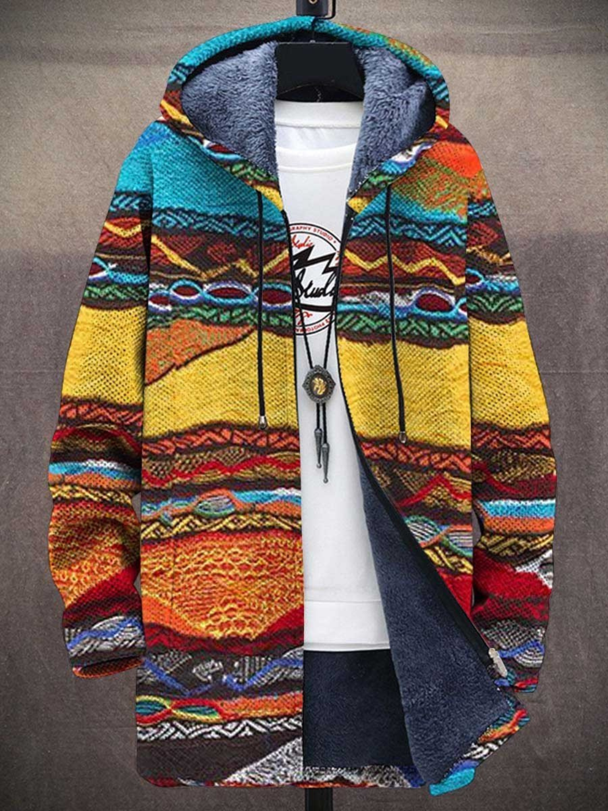 Carmen | Women's Hooded Longline Jacket - Image 3