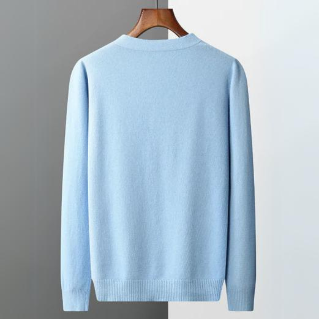 Darryl | Men's Button-Down V-Neck Cardigan - Image 7