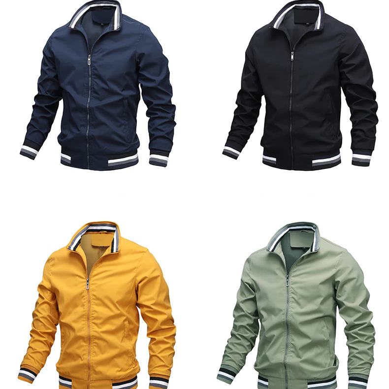 Edward | Men's Bomber Casual Jacket - Image 5