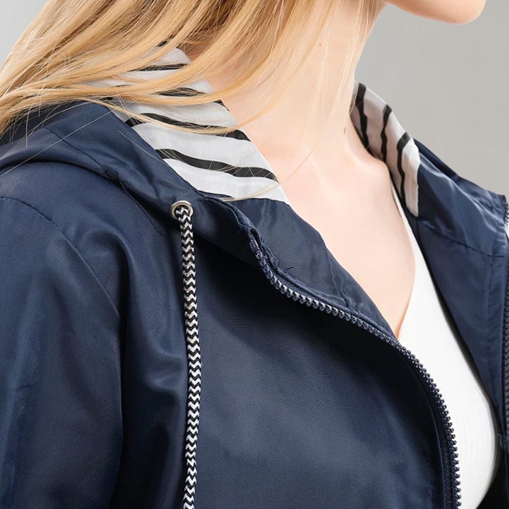 Frances | Women's Hooded Zip-Up Coat - Image 2