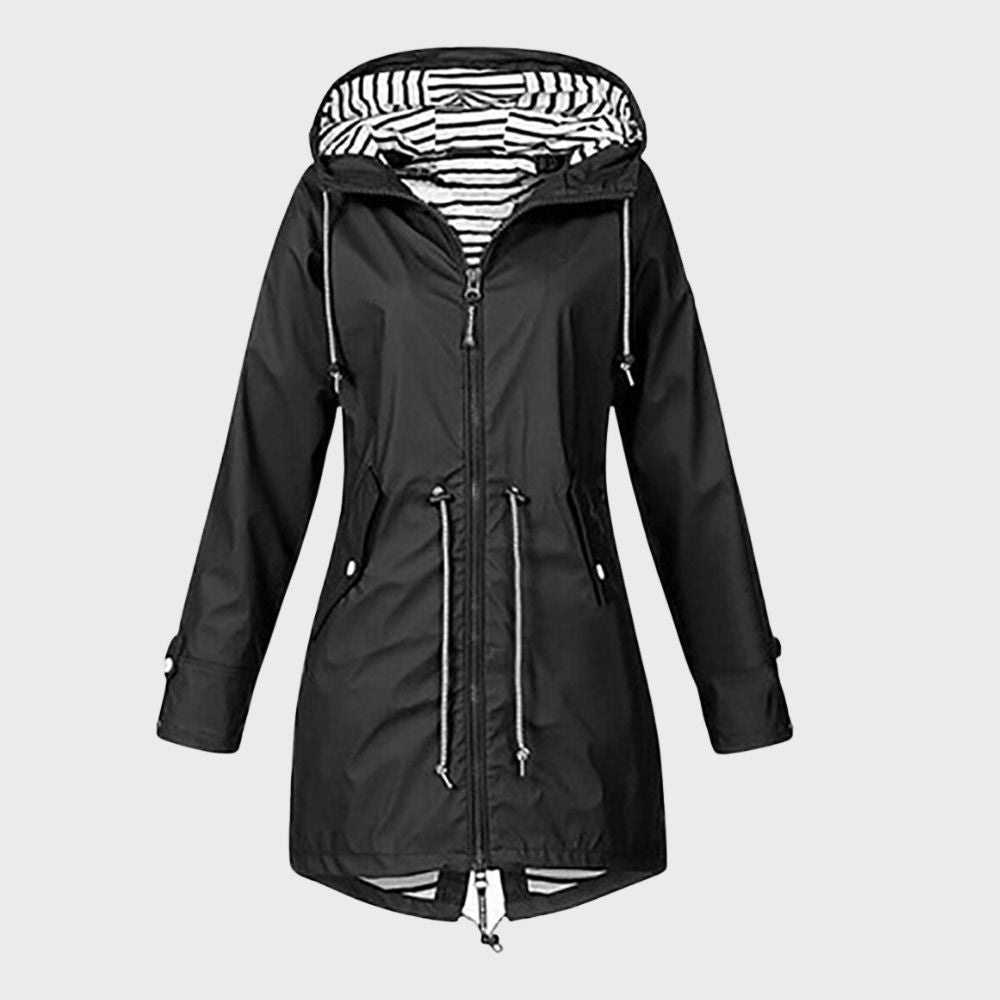 Frances | Women's Hooded Zip-Up Coat - Image 9