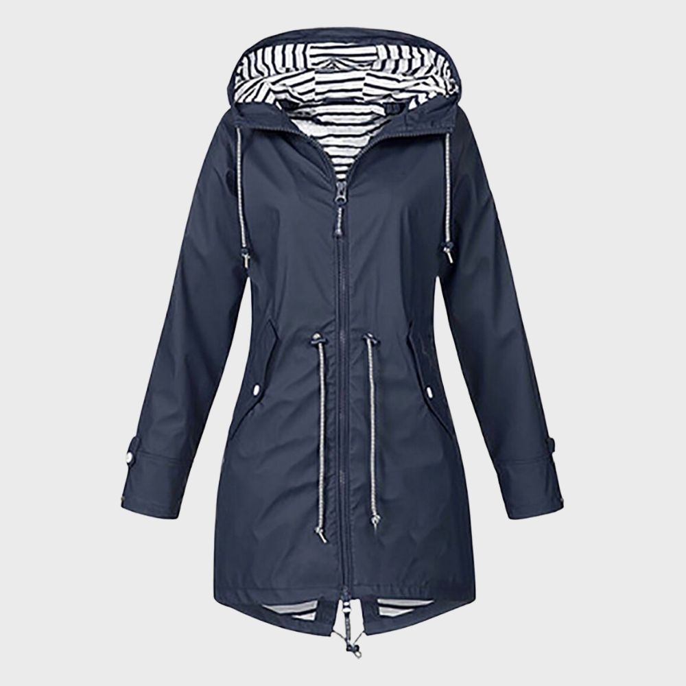 Frances | Women's Hooded Zip-Up Coat - Image 6