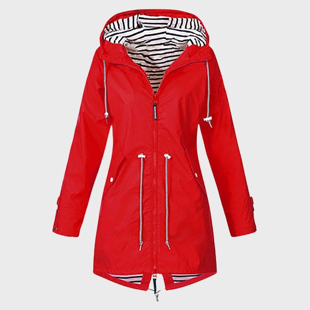 Frances | Women's Hooded Zip-Up Coat - Image 4