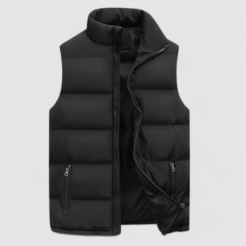 Seth | Men's Puffer Vest Zip Up Jacket - Image 6