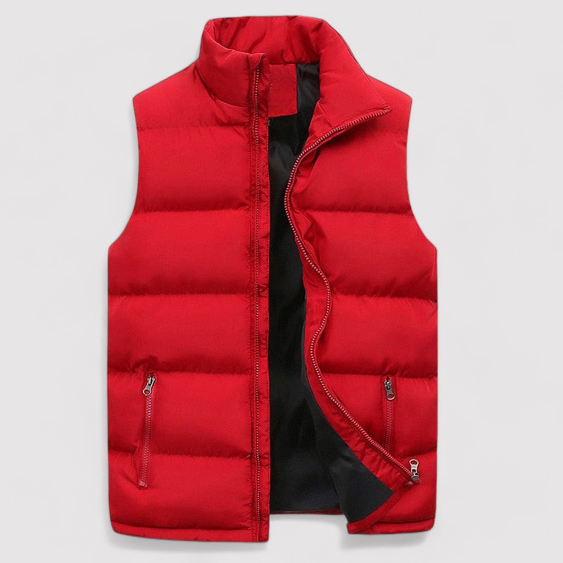 Seth | Men's Puffer Vest Zip Up Jacket - Image 8