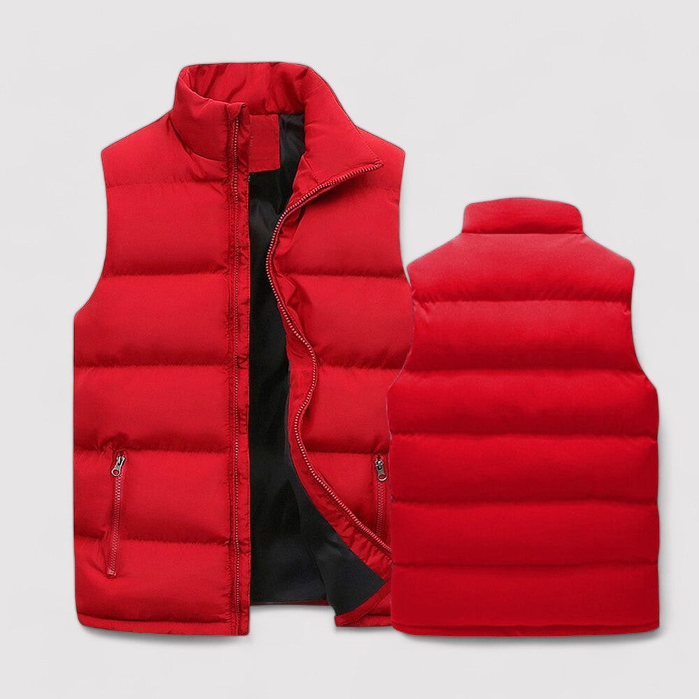 Seth | Men's Puffer Vest Zip Up Jacket - Image 5
