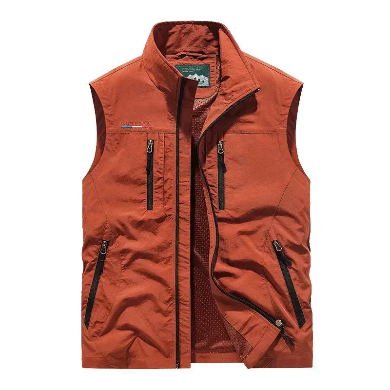 Vince | Men's Full Zip Lightweight Vest - Image 4