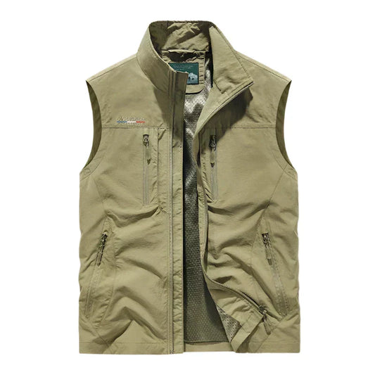 Vince | Men's Full Zip Lightweight Vest - Image 1