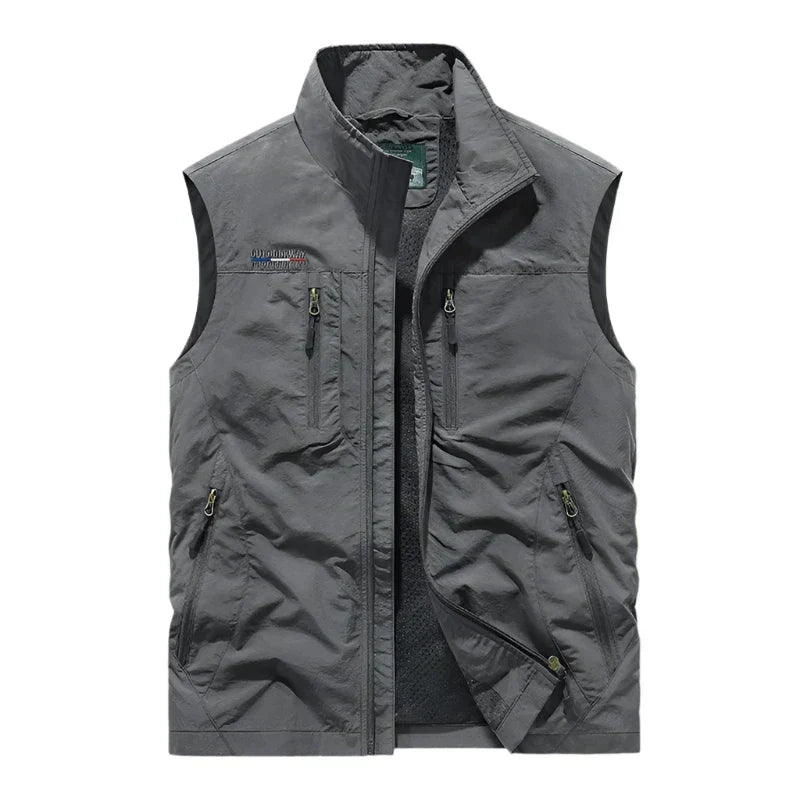 Vince | Men's Full Zip Lightweight Vest - Image 3