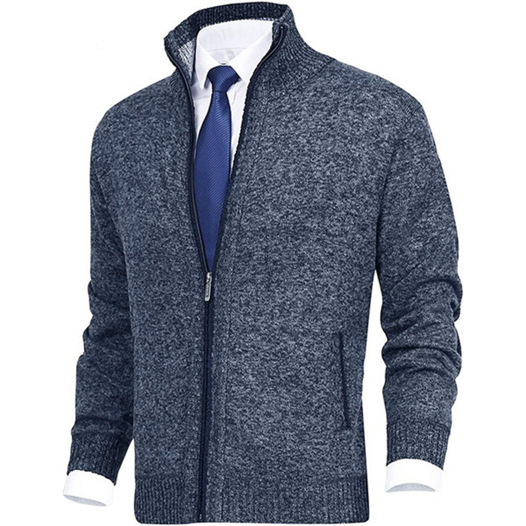 Kirk | Men's Full Zip Ribbed Knit Jacket - Image 14