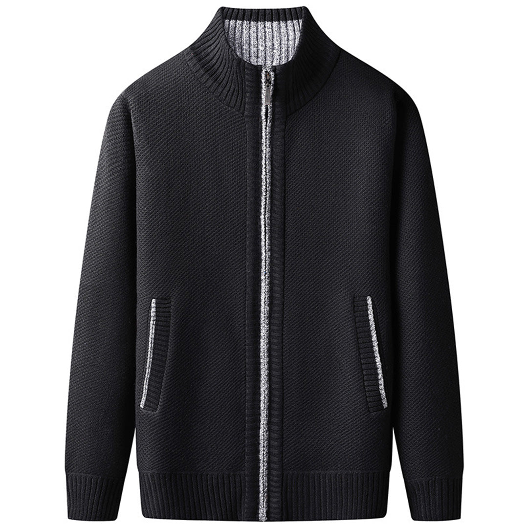 Kirk | Men's Full Zip Ribbed Knit Jacket - Image 16