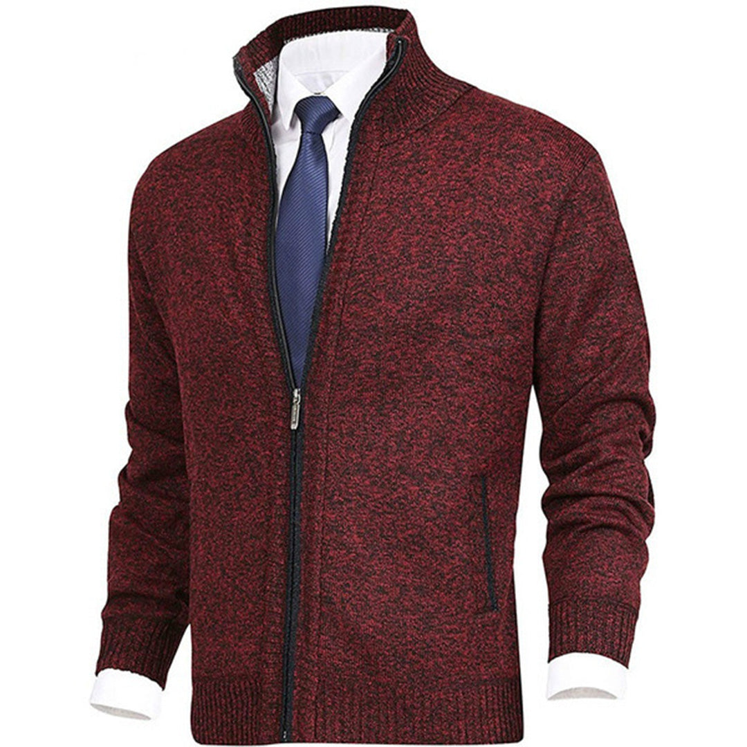 Kirk | Men's Full Zip Ribbed Knit Jacket - Image 15