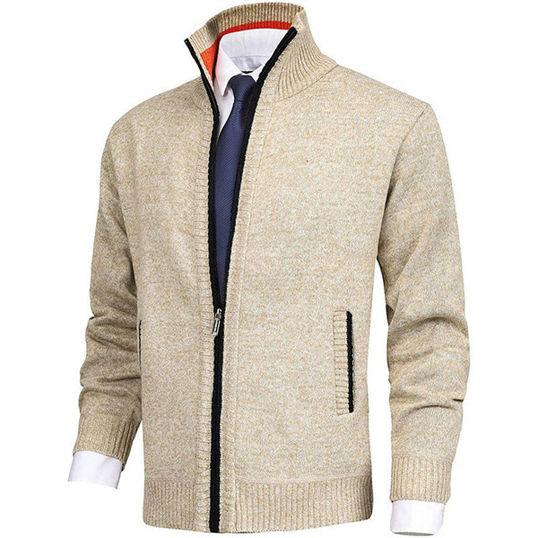 Kirk | Men's Full Zip Ribbed Knit Jacket - Image 11