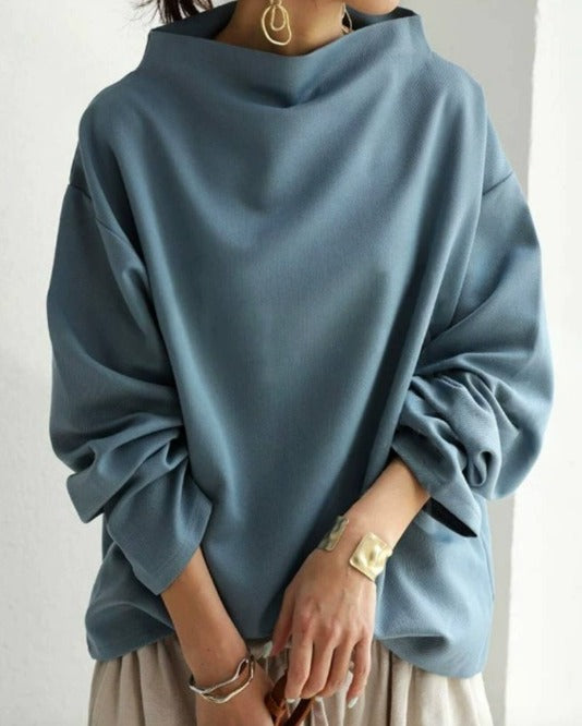 Winnie | Women's Oversized Long Sleeve Blouse - Image 7