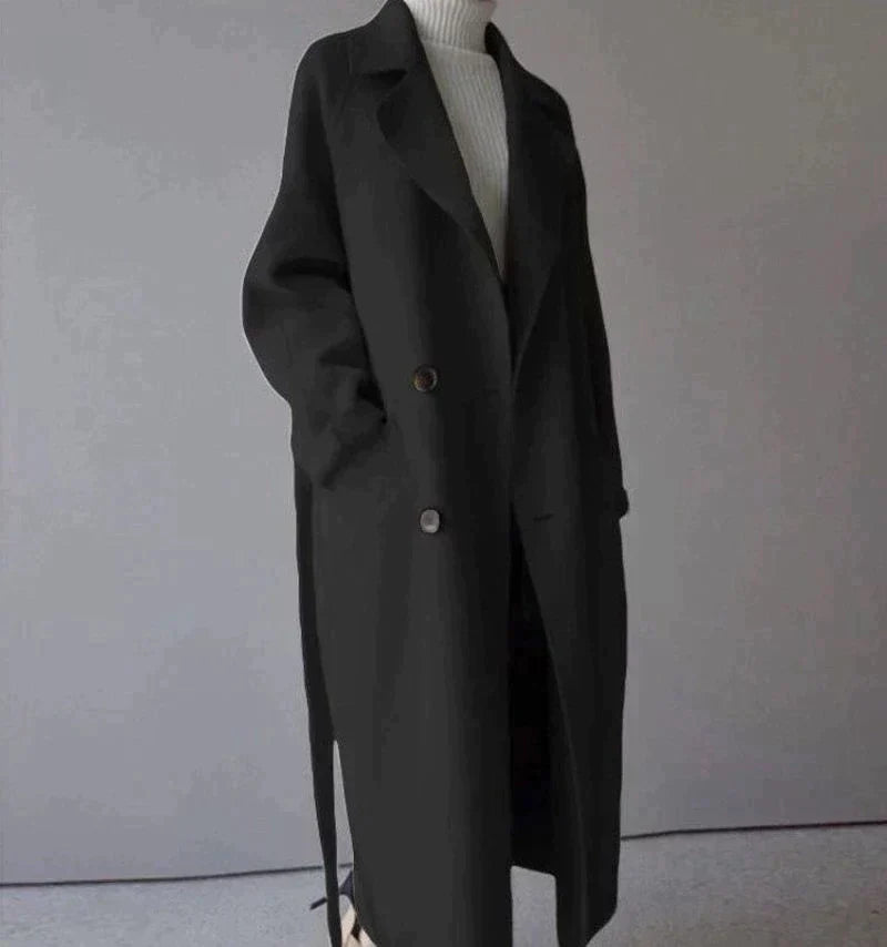 Tammy | Women's Double Breasted Long Coat - Image 6