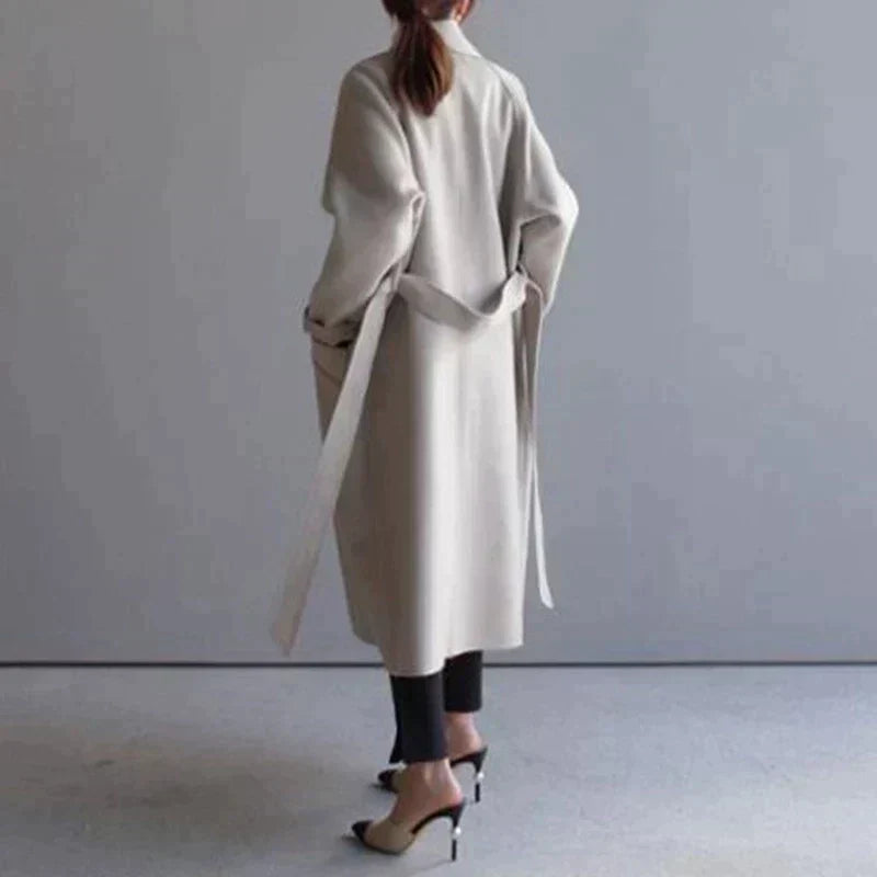 Tammy | Women's Double Breasted Long Coat - Image 4