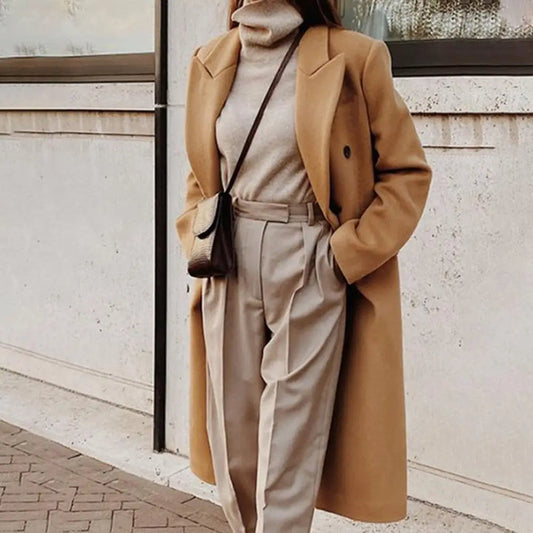 Krista | Women's Oversized Double-Breasted Coat - Image 1