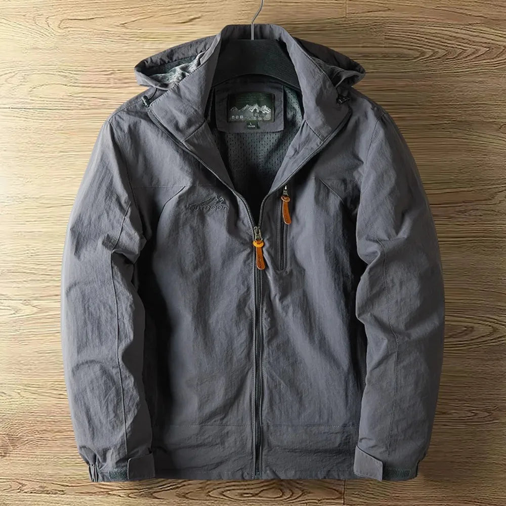 Stuart | Men's Hooded Lightweight Jacket - Image 8