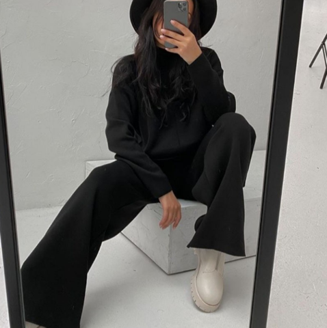 Sherry | Women's Oversized Crewneck Sweater - Image 9