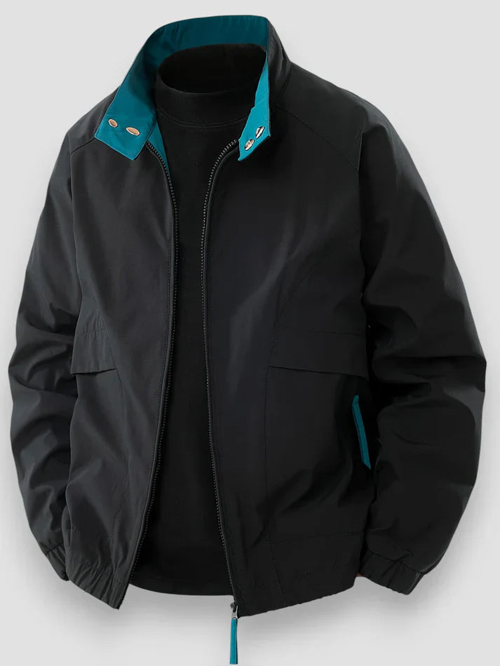 Men's Zip-Up Casual Jacket - Image 4