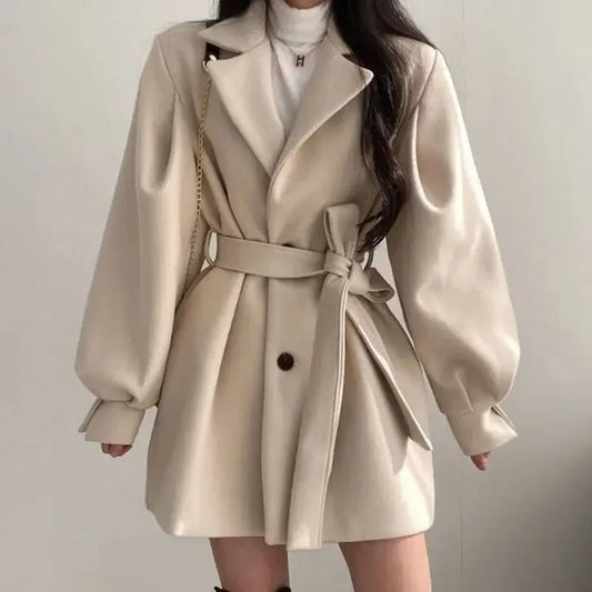 Image of Amanda | Women's Oversized Sleeve Wrap Coat