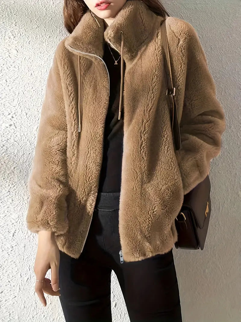 Jamie | Women's Loose Fit Zip-Up Jacket - Image 2