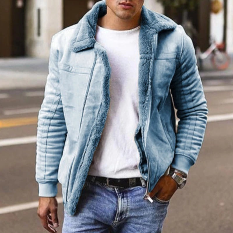 Perry | Men's Sherpa Collar Jacket - Image 2