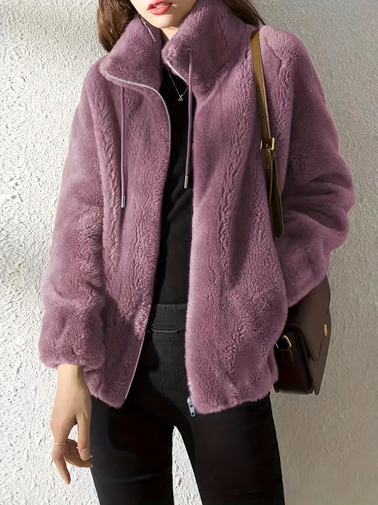 Jamie | Women's Loose Fit Zip-Up Jacket - Image 1