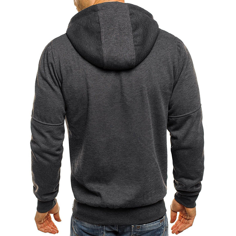 Colin | Men's Hooded Full Zip Jacket - Image 3