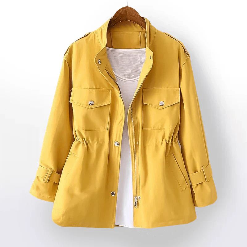 Diane | Women's Drawstring Waist Anorak Jacket - Image 4