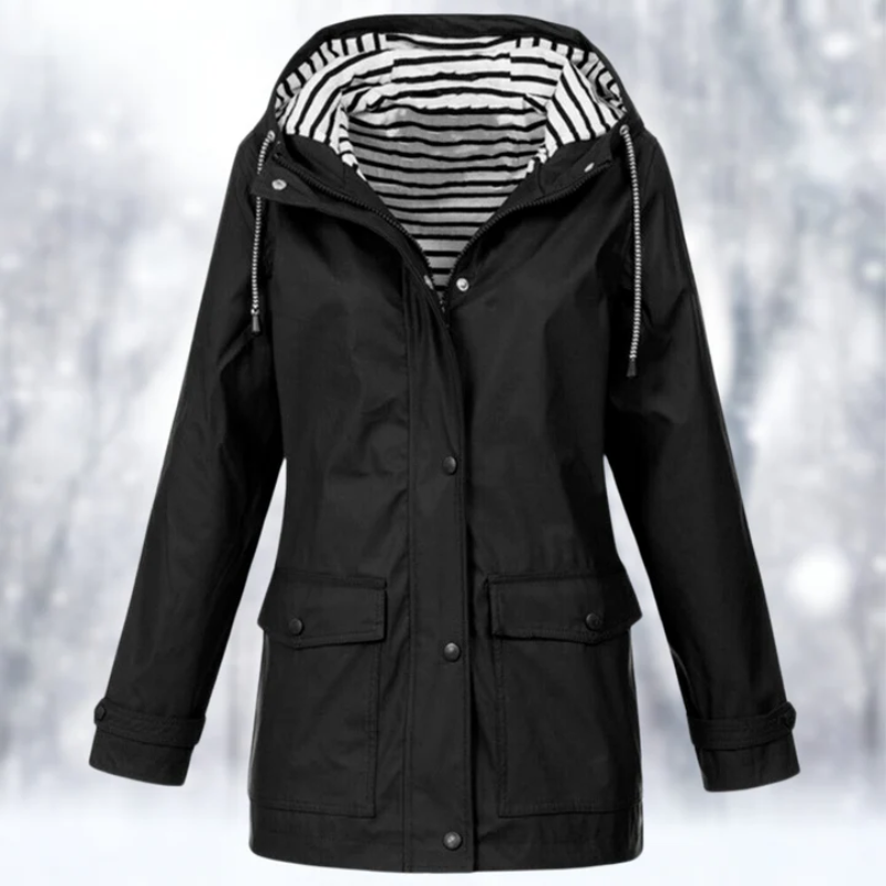 Jean | Women's Hooded Raincoat - Image 3