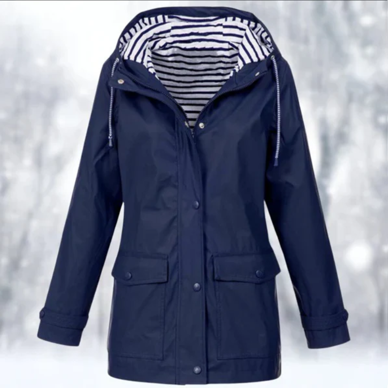 Jean | Women's Hooded Raincoat - Image 4