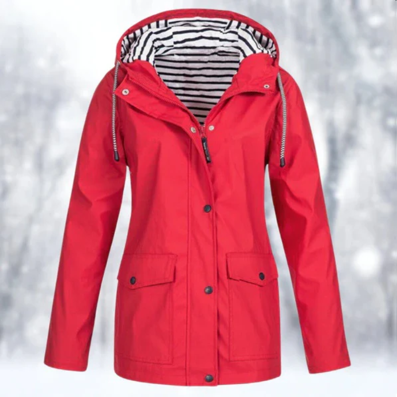 Jean | Women's Hooded Raincoat - Image 6