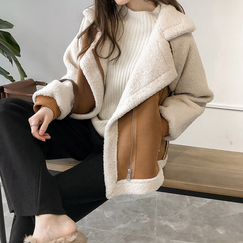 Fern | Women's Sherpa Aviator Jacket - Image 1