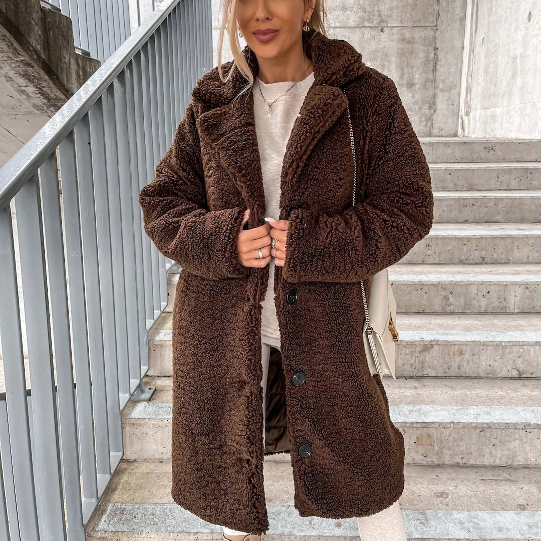 Deborah | Women's Oversized Teddy Coat - Image 4