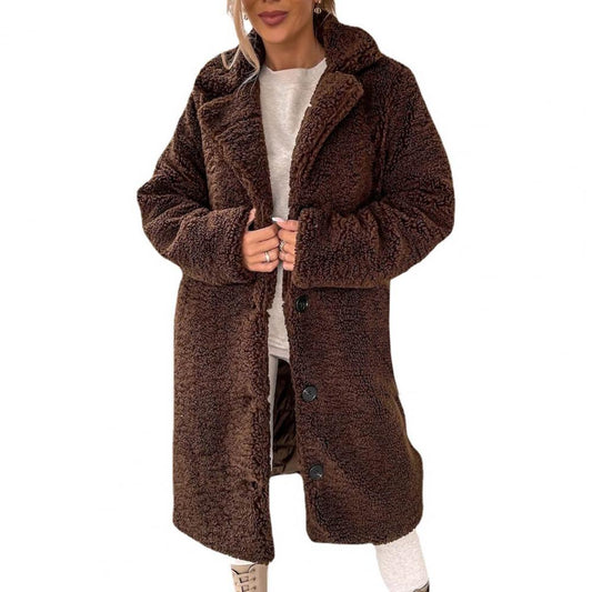 Mia | Women's Oversized Teddy Coat - Image 1