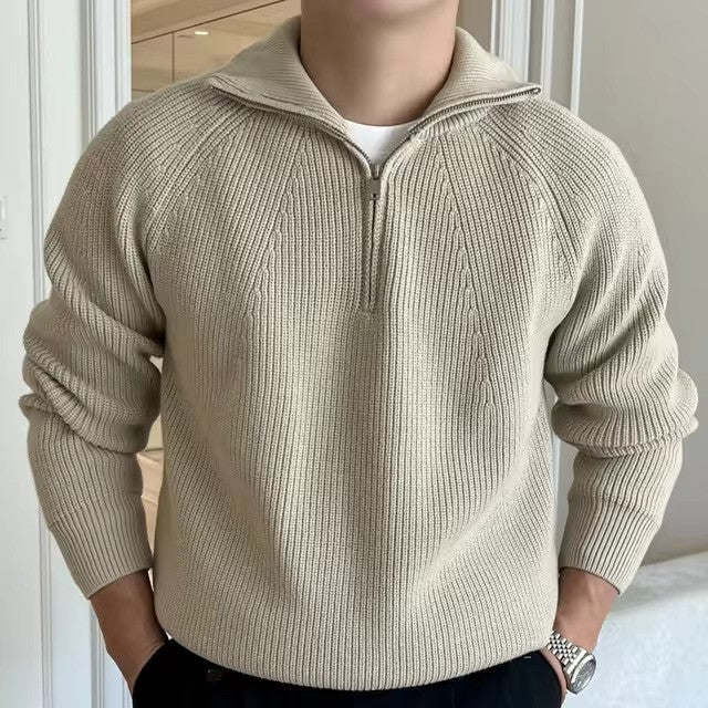 Kai | Men's Quarter-Zip Sweater - Image 2