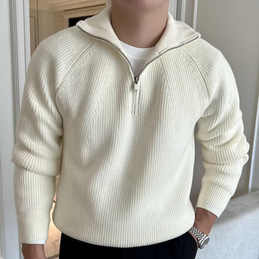 Kai | Men's Quarter-Zip Sweater - Image 1
