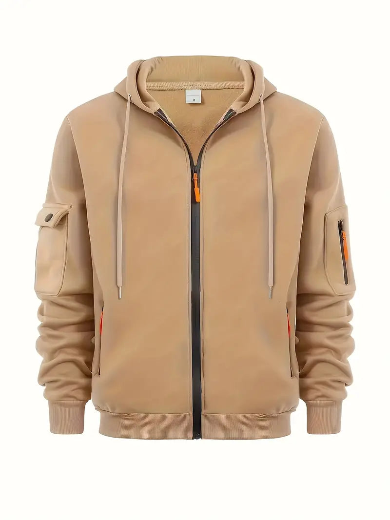Rowan | Men's Full Zip Hoodie - Image 5