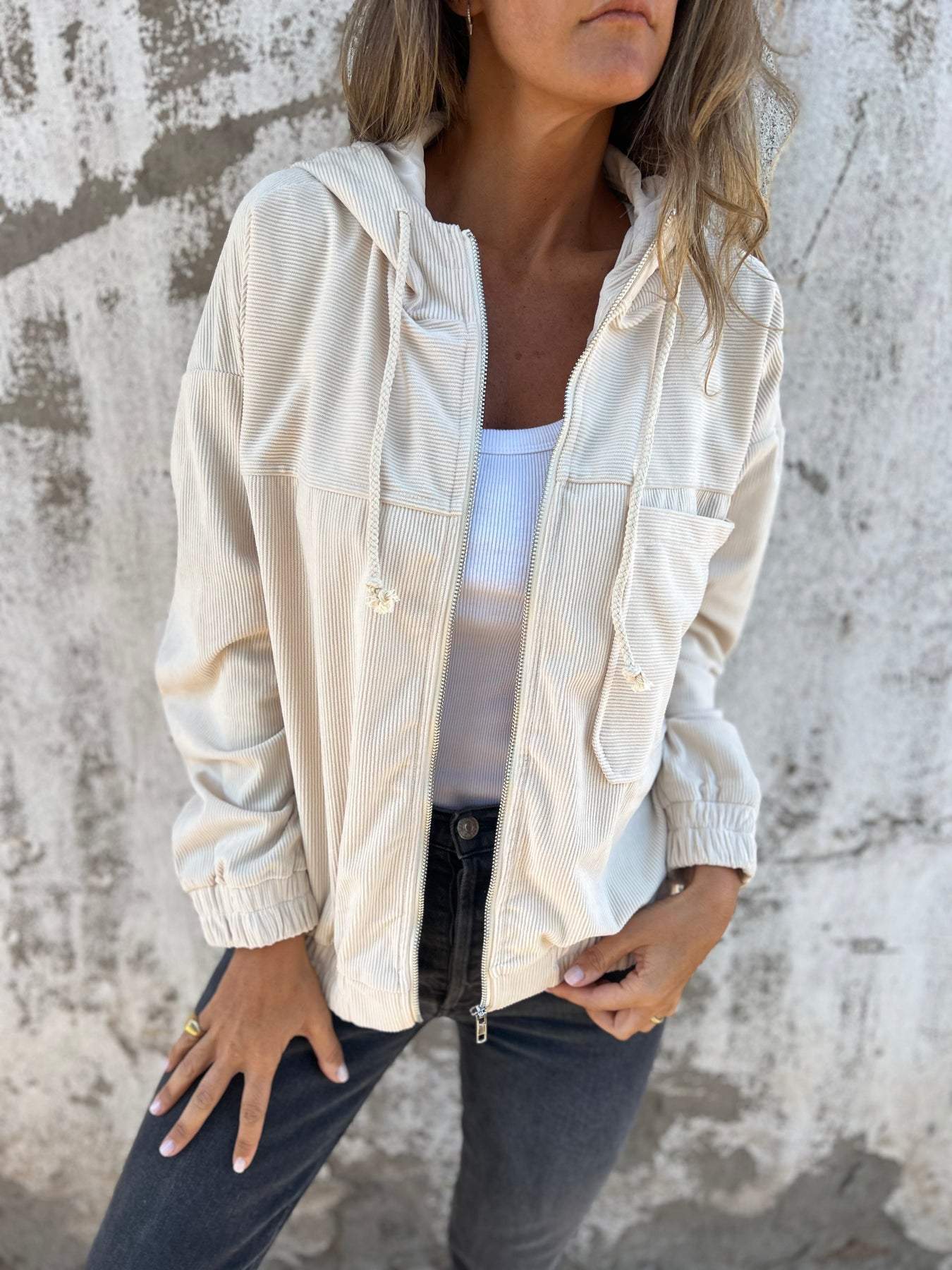 Jamie | Women's Hooded Zip-Up Jacket - Image 5