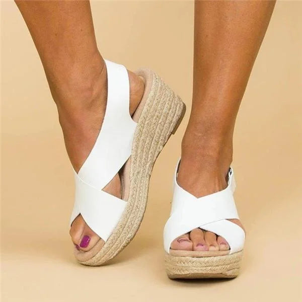 Women's Espadrille Platform Wedge Sandals - Image 3