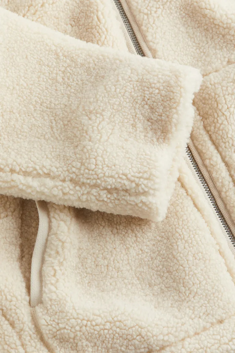 Elizabeth | Women's Sherpa Zip-Up Jacket - Image 3
