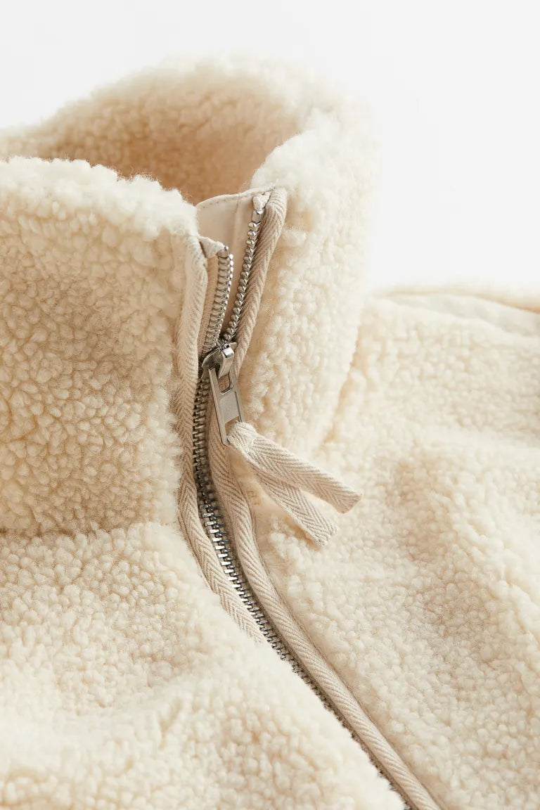 Elizabeth | Women's Sherpa Zip-Up Jacket - Image 2