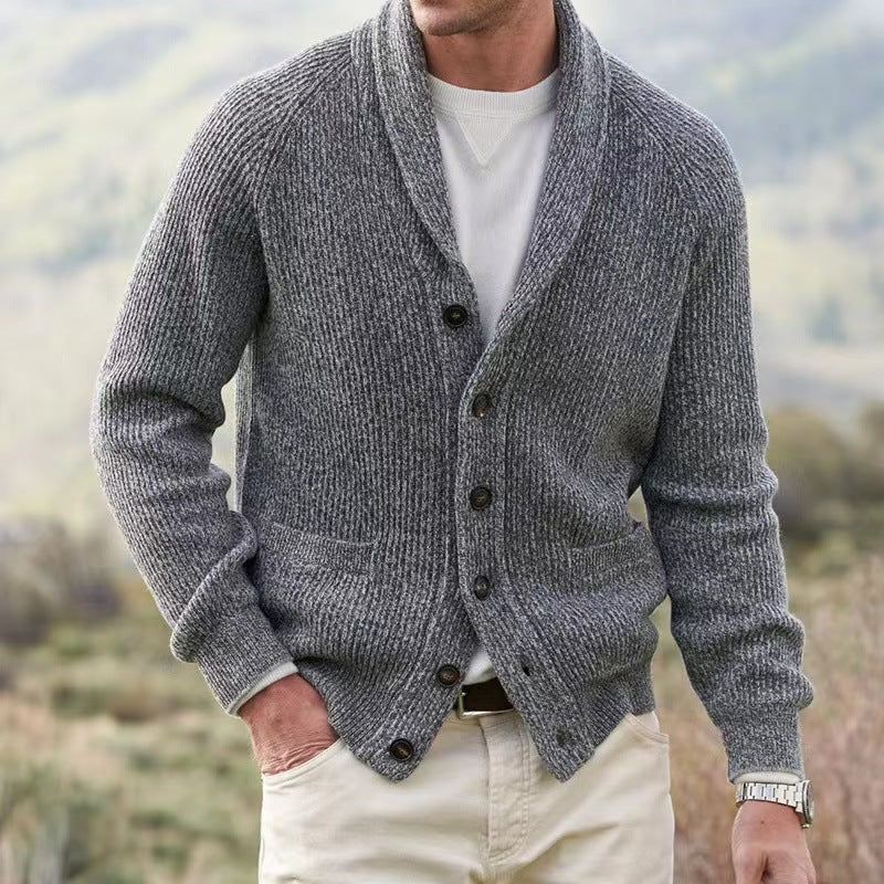 Rhys | Men's Button-Front Knit Cardigan - Image 5