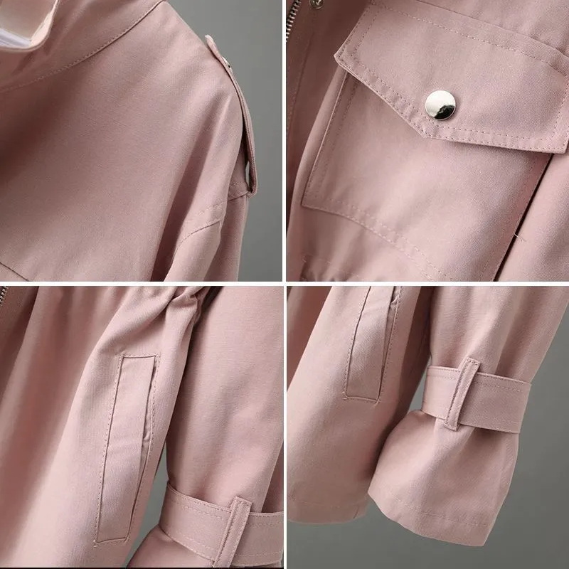 Diane | Women's Drawstring Waist Anorak Jacket - Image 3