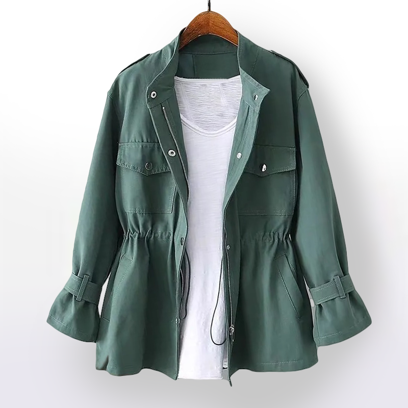 Diane | Women's Drawstring Waist Anorak Jacket - Image 5