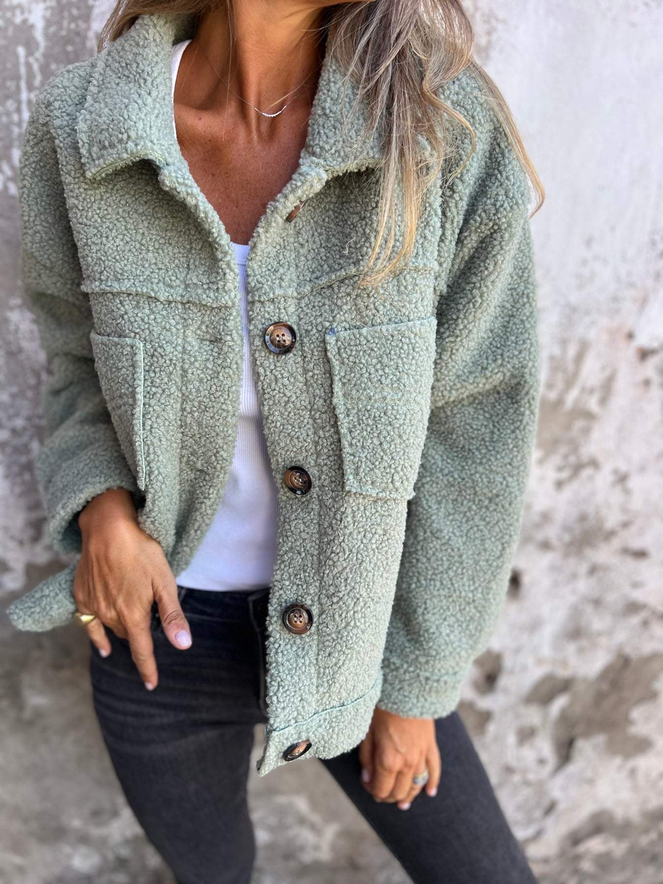Reba | Women's Button-Down Relaxed Fit Jacket - Image 4