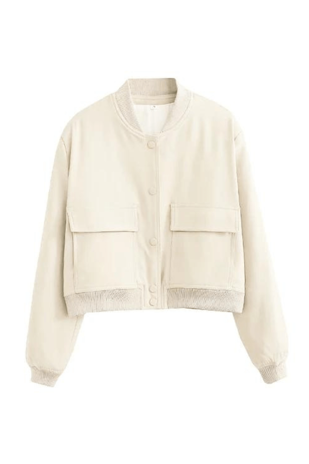 Linda | Women's Cropped Bomber Jacket - Image 5