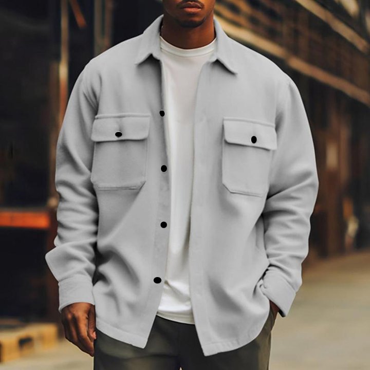 Dominic | Men's Button-Down Jacket - Image 2