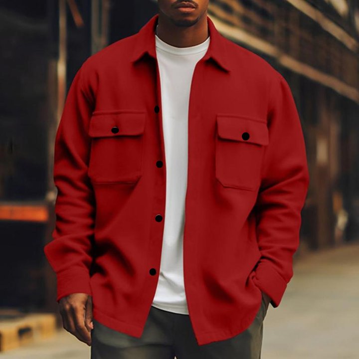 Dominic | Men's Button-Down Jacket - Image 7